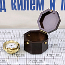 Купить Часы кварцевые настольные Seaton SP12 в шкатулке с карданным механизмом из латуни и дерева 7ft.ru в интернет магазине Семь Футов
