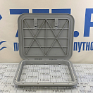 Купить Люк инспекционный Flush CE 520x465мм 180° водонепроницаемый из серого ASA пластика, Osculati 20.294.60 7ft.ru в интернет магазине Семь Футов