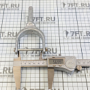 Купить Уключина с болтом CIM 0604-0702 141х70х20мм вилка 57мм Ø12,5мм из оцинкованного чугуна 7ft.ru в интернет магазине Семь Футов