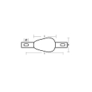 Купить Магниевый каплевидный анод Tecnoseal 00350BMG 120x78х25мм с болтовым креплением 230x25x5мм 7ft.ru в интернет магазине Семь Футов