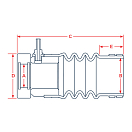 Купить Сальник вала PSS Shaft Seal 02-20M-214 Тип А Ø60,3x171,4мм для валов Ø20мм из композита и нержавеющей стали AISI316L 7ft.ru в интернет магазине Семь Футов