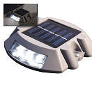 Купить Светильник/подсветка светодиодная из алюминия на солнечной батарее Dock Edge DockLite 96-255-F 6 светодиодов IP65 до 12 ч серый 7ft.ru в интернет магазине Семь Футов