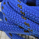 Купить Шкотовый трос двойного плетения с сигнальной прядью Monteisola Corde Genoa DFG12-BL 1м Ø12мм из синего полиэстера 7ft.ru в интернет магазине Семь Футов