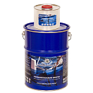 Купить Краска полиуретановая двухкомпонентная Polimer Marine 5КПГсн 4,25кг+0,75кг глянцевая синяя 7ft.ru в интернет магазине Семь Футов
