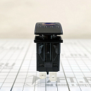 Купить Выключатель клавишный Nekeke A11624GR (ON)-OFF-(ON) 12/24В 20/10А однополюсный с двумя светодиодами 7ft.ru в интернет магазине Семь Футов