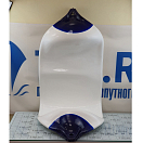 Купить Кранец Polyform US F8 белый с синим рымом 381х1473, Osculati 33.512.14 7ft.ru в интернет магазине Семь Футов