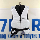 Купить Страховочный жилет с молнией Marinepool ISO Active Zip Reflex 50N 90+ кг белый 7ft.ru в интернет магазине Семь Футов