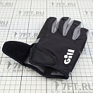 Купить Перчатки спортивные Gill Deckhand 7043L с открытыми пальцами размер L черные из нейлона/полиуретана 7ft.ru в интернет магазине Семь Футов