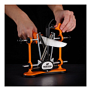 Купить Станок для заточки ножей Warthog Sharpeners 580086 V-Sharp A4 4 угла заточки 15°-20°-25°-30° стержни 325 грит корпус из оранжевого окрашенного металла 7ft.ru в интернет магазине Семь Футов