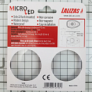 Купить Комплект бортовых огней с отверстиями под винты Lalizas Micro LED 12 74358 112,5° цвет белый свет красный/зелёный 7ft.ru в интернет магазине Семь Футов