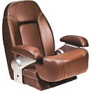 Купить Судовое кресло Vetus V-quipment Seaman CHSEAMMB 590x610x590мм коричневато-красное с белыми швами поставляется без стойки 7ft.ru в интернет магазине Семь Футов