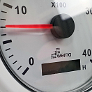 Купить Аналоговый индикатор тахометра белый Wema IMHB-WW-4KL 0 - 4000 об/мин 12/24 В 7ft.ru в интернет магазине Семь Футов