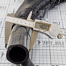 Купить Шланг маслобензостойкий Vasco D.G. hs38oil Ø38x1000мм 10бар из чёрной резины с прочным кордом из синтетических нитей 7ft.ru в интернет магазине Семь Футов
