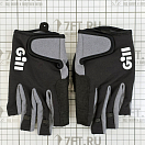 Купить Перчатки спортивные Gill Deckhand 7043M с открытыми пальцами размер M черные из нейлона/полиуретана 7ft.ru в интернет магазине Семь Футов