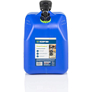 Купить Канистра для керосина Scepter SmartControl FR1K501 293x252x432мм 18,9л из прочного голубого полиэтилена высокой плотности 7ft.ru в интернет магазине Семь Футов