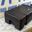 Купить Бак топливный стационарный Nuova Rade Sogliola 35009 38л 650х350х220мм горловина Ø38мм 45° под шланг Ø8мм для бензина/дизеля из черного полиэтилена без крышки с возможностью установки датчика 7ft.ru в интернет магазине Семь Футов