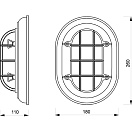 Купить Светильник переборочный водонепроницаемый Foresti & Suardi 2065.CS.TK.3000 Power LED 220/240 В 9 Вт пескоструйная обработка стекла 7ft.ru в интернет магазине Семь Футов