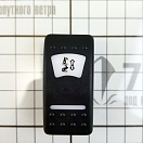 Купить Клавиша выключателя "Трап" TMC 008-039921 из чёрного пластика 7ft.ru в интернет магазине Семь Футов