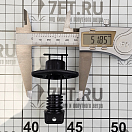Купить Сливная пробка в сборе Optiparts EX2080 для швертботов Laser и ILCA из черного пластика 7ft.ru в интернет магазине Семь Футов