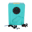 Купить Жёсткий водяной бак Can-SB 01.2948 77л 750х390х290мм шланг Ø38мм с насосом 12В 6А 3бар 12л/мин Ø12мм для пресной воды из полиэтилена зеленый 7ft.ru в интернет магазине Семь Футов