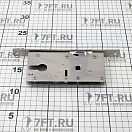 Купить Замок с ручками Contemporary, утопленным запорным элементом и блокировкой 140x68x12мм для дверей 16-38мм, Osculati 38.128.25 7ft.ru в интернет магазине Семь Футов