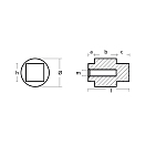 Купить Цинковый анод Tecnoseal 01146 Ø23x32мм цилиндрический для двигателей Yamaha 80-300лс 7ft.ru в интернет магазине Семь Футов