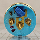 Купить Амперметр Faria Signature Gold Style 2" 14531-1 Ø52мм(2-1/16") 12В шкала 60-0-60А 10-180Ом серый циферблат с золотистым ободом из полированной нержавеющей стали 7ft.ru в интернет магазине Семь Футов