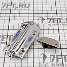 Купить Пружинная задвижка 120x40x12мм из хромированной латуни для задних выходных кормовых люков, Osculati 38.189.01 7ft.ru в интернет магазине Семь Футов