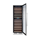 Купить Винный шкаф двухзонный с демонстрационной полкой Libhof Sommelier SOD-160 Silver 595х680х1770мм на 160 бутылок серебристый встраиваемый/отдельностоящий 7ft.ru в интернет магазине Семь Футов