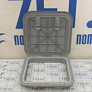 Купить Люк инспекционный Flush CE 375x375мм 180° водонепроницаемый из серого ASA пластика, Osculati 20.293.60 7ft.ru в интернет магазине Семь Футов
