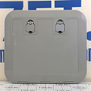 Купить Люк инспекционный Flush CE 520x465мм 180° водонепроницаемый из серого ASA пластика, Osculati 20.294.60 7ft.ru в интернет магазине Семь Футов