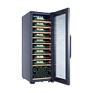 Купить Винный шкаф компрессорный отдельностоящий Libhof Gourmet GM-65 430х610х1252мм на 65 бутылок черный с белой подсветкой с угольным фильтром 7ft.ru в интернет магазине Семь Футов