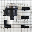 Купить Самовсасывающая автоматическая помпа Europump 12B 6A 11л/мин с 3 клапанами, Osculati 16.510.12 7ft.ru в интернет магазине Семь Футов