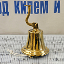 Купить Рында судовая Moretti Luce 155 Ø160х300мм из полированной латуни с кронштейном 7ft.ru в интернет магазине Семь Футов