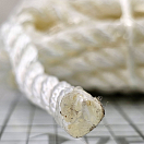 Купить Трос швартовый с огоном Santong Rope STMLW01 Ø10мм 10м из белого полиэстера 3-прядного плетения 7ft.ru в интернет магазине Семь Футов