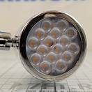Купить Точечный LED светильник 8-30В 3,2Вт 154Лм 3000-3200К угол освещения 120° корпус из нержавейки с выключателем, Osculati 13.947.10 7ft.ru в интернет магазине Семь Футов