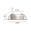 Купить Светильник светодиодный Foresti & Suardi Phoenix A 8540.C.4000 Power Led 10 - 30 В 3,6 Вт с диммером белый свет 7ft.ru в интернет магазине Семь Футов