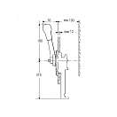 Купить Блок дистанционного управления двигателем Dometic Tfx 172103 B700SS 410мм однорычажный с боковым креплением из черного полиэстера с порошковым покрытием 7ft.ru в интернет магазине Семь Футов