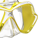 Купить Маска для плавания из бисиликона Mares X-Vision Ultra LS 411052 прозрачно-желтый/бело-желтый прозрачные стекла 7ft.ru в интернет магазине Семь Футов