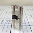 Купить Врезной замок левый 163x75x13мм квадрат 9мм без накладок и ручек антивибрационный из сатинированной хромированной латуни, Osculati 38.203.51SX 7ft.ru в интернет магазине Семь Футов