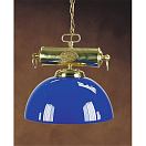 Купить Светильник подвесной Foresti & Suardi Port aux Basques 3008.BLU E27 220/240 В 105 Вт синее стекло 7ft.ru в интернет магазине Семь Футов
