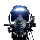 Купить Осветитель светодиодный встраиваемый для полнолицевой маски OceanReef Visor Light 033380 с аккумулятором 7ft.ru в интернет магазине Семь Футов