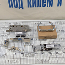 Купить Врезной замок левый 163x75x13мм квадрат 9мм с накладками и ручками антивибрационный из сатинированной хромированной латуни, Osculati 38.203.50SX 7ft.ru в интернет магазине Семь Футов