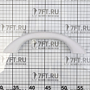 Купить Ручка палубная 250х60мм с креплением на потайных шурупах из серого ПВХ, Osculati 41.914.02 7ft.ru в интернет магазине Семь Футов