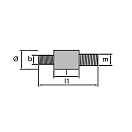 Купить Цинковый анод Tecnoseal 02064 Ø14.5x36мм резьба М8/М10 стержневой для двигателей VM 7ft.ru в интернет магазине Семь Футов