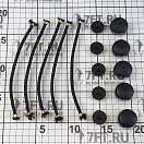 Купить Shock cord loop black 80 mm, Osculati 46.092.80 7ft.ru в интернет магазине Семь Футов