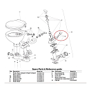 Купить Рукоять смыва в комплекте Johnson Pump 81-47269-01 для туалетов Aqua-T Manual 7ft.ru в интернет магазине Семь Футов