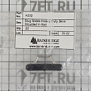 Купить Ползун грота Bainbridge A032 51x3мм Ø9мм из черного нейлона и нержавеющей стали 7ft.ru в интернет магазине Семь Футов