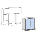 Купить Винный шкаф двухзонный с двумя дверцами Libhof Sommelier SOD-254 Silver 1190х680х1397мм на 254 бутылки серебристый встраиваемый/отдельностоящий 7ft.ru в интернет магазине Семь Футов