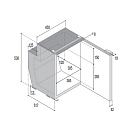 Купить Холодильник Vitrifrigo Airlock C62I F13520800S 450x530x517мм 62л 12/24В из нержавеющей стали 7ft.ru в интернет магазине Семь Футов